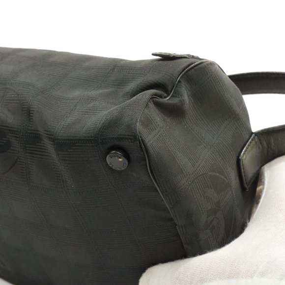 Auth Chanel Cosmetic Pouch Nylon Black #13612C96 - Picture 12 of 14